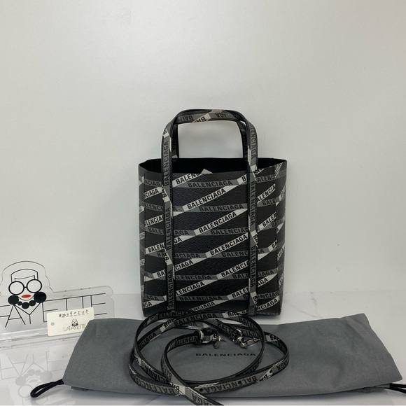 Balenciaga Coated Canvas Losange Monogram Tote - Picture 2 of 6